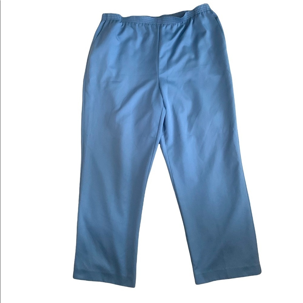 Alfred Dunner | Blue Petite 12 Women's Pants Elastic Waist